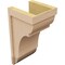 Ekena Millwork 9"W x 9"D x 18"H Wide Bryant Rough Cedar Woodgrain TimberThane Corbel, Primed Tan CORUR09X09X18BRYRCPR - alternate 5